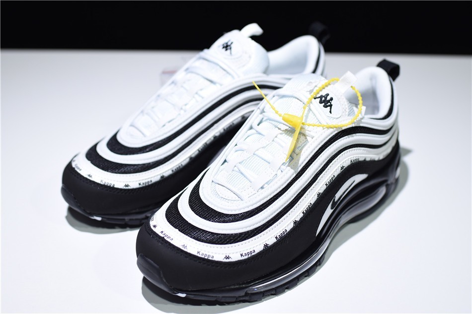 nike air max 97 kappa black and white