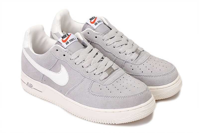 Daim Air Force Nike Grise Femme 1 rBeWdCox