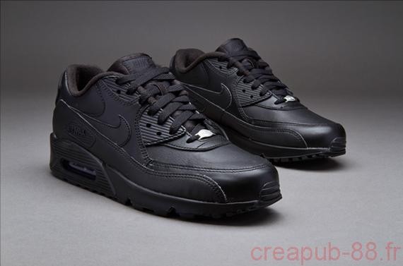 air max noir cuir