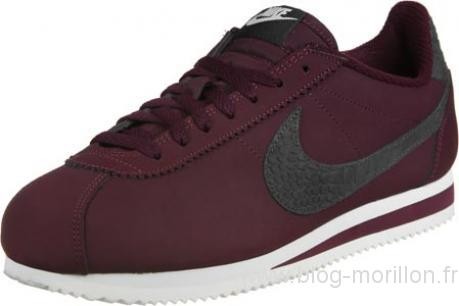 nike cortez bordeaux pas cher