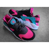nike huarache pas cher rose et noir